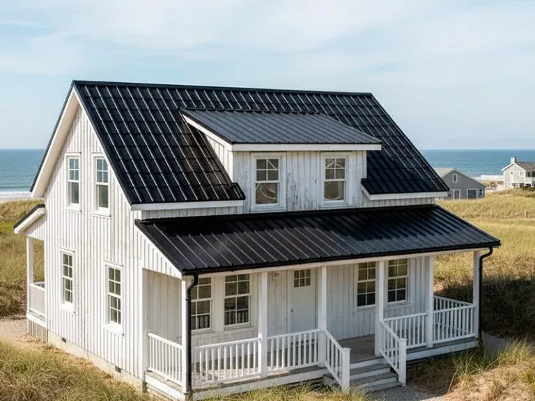 Casa con techo premium de alto valor
