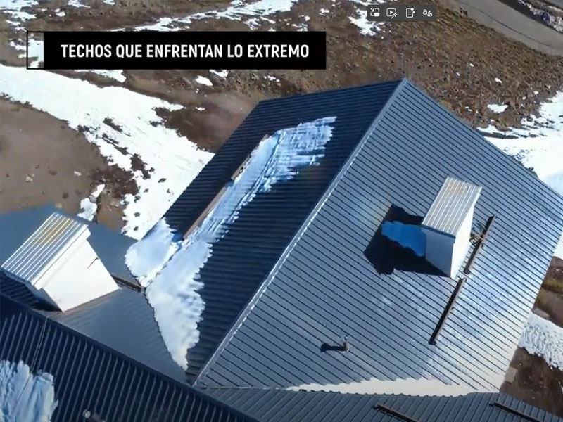 Proyecto de Techo de Acero en Valle Nevado: El Desafío de Construir en la Cordillera de los Andes