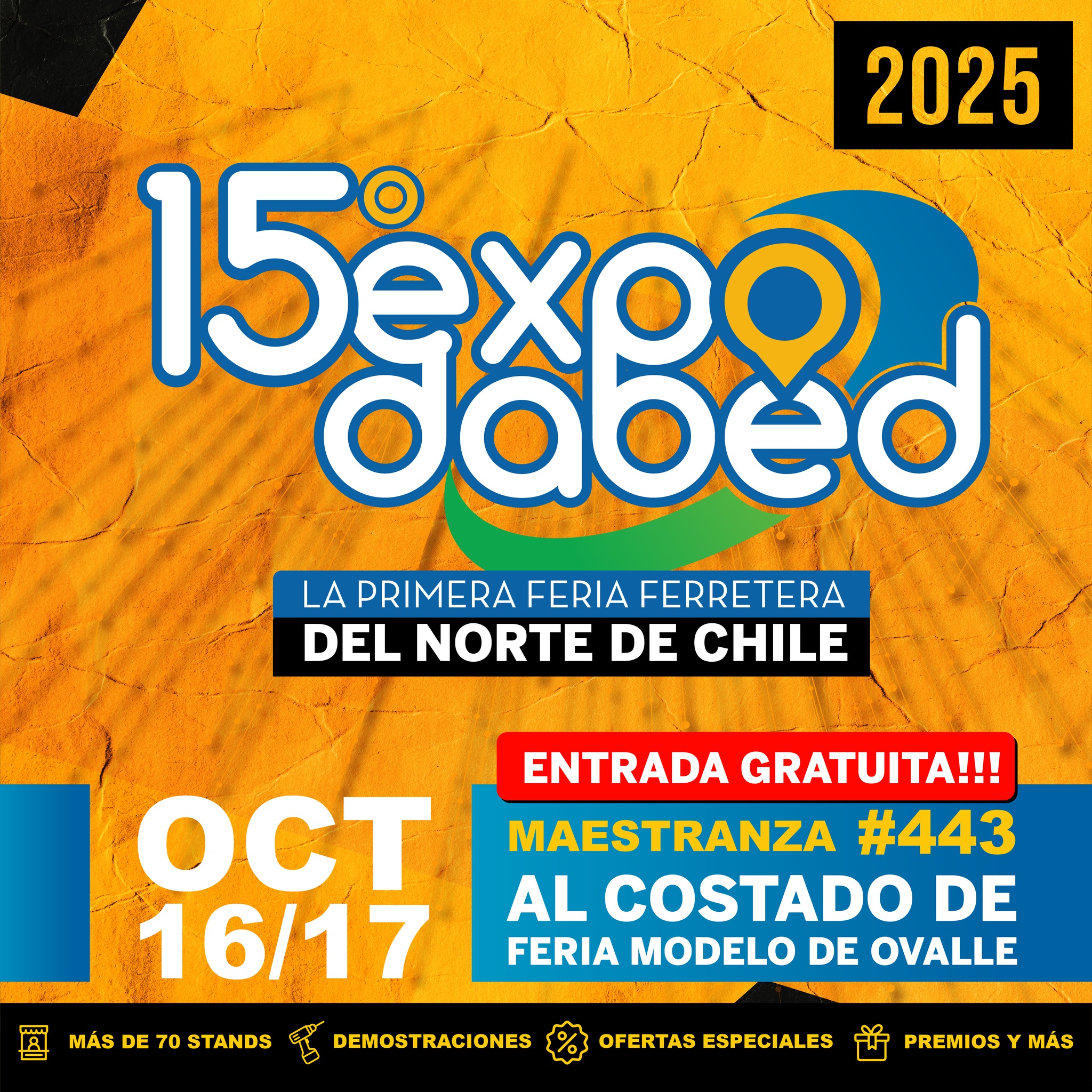 Stand de INPPA en la 15° Expoferia Dabed en Ovalle
